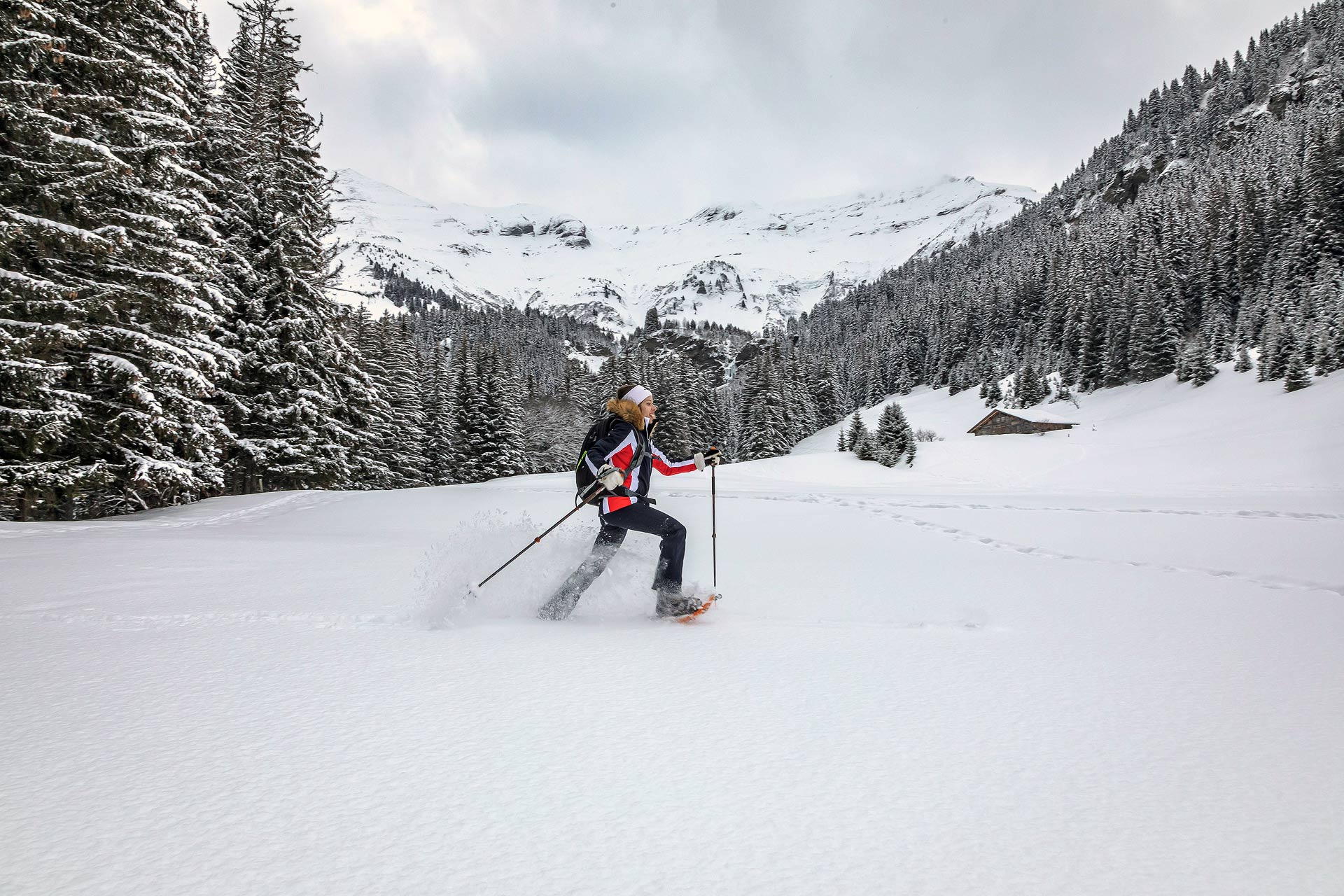 caminhadas-raquetes de neve-domaine-megeve-mont-blanc