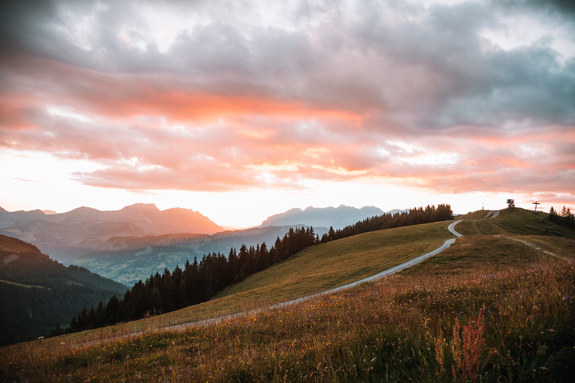 pôr do sol-rando-montagne-megève-ete-melanie