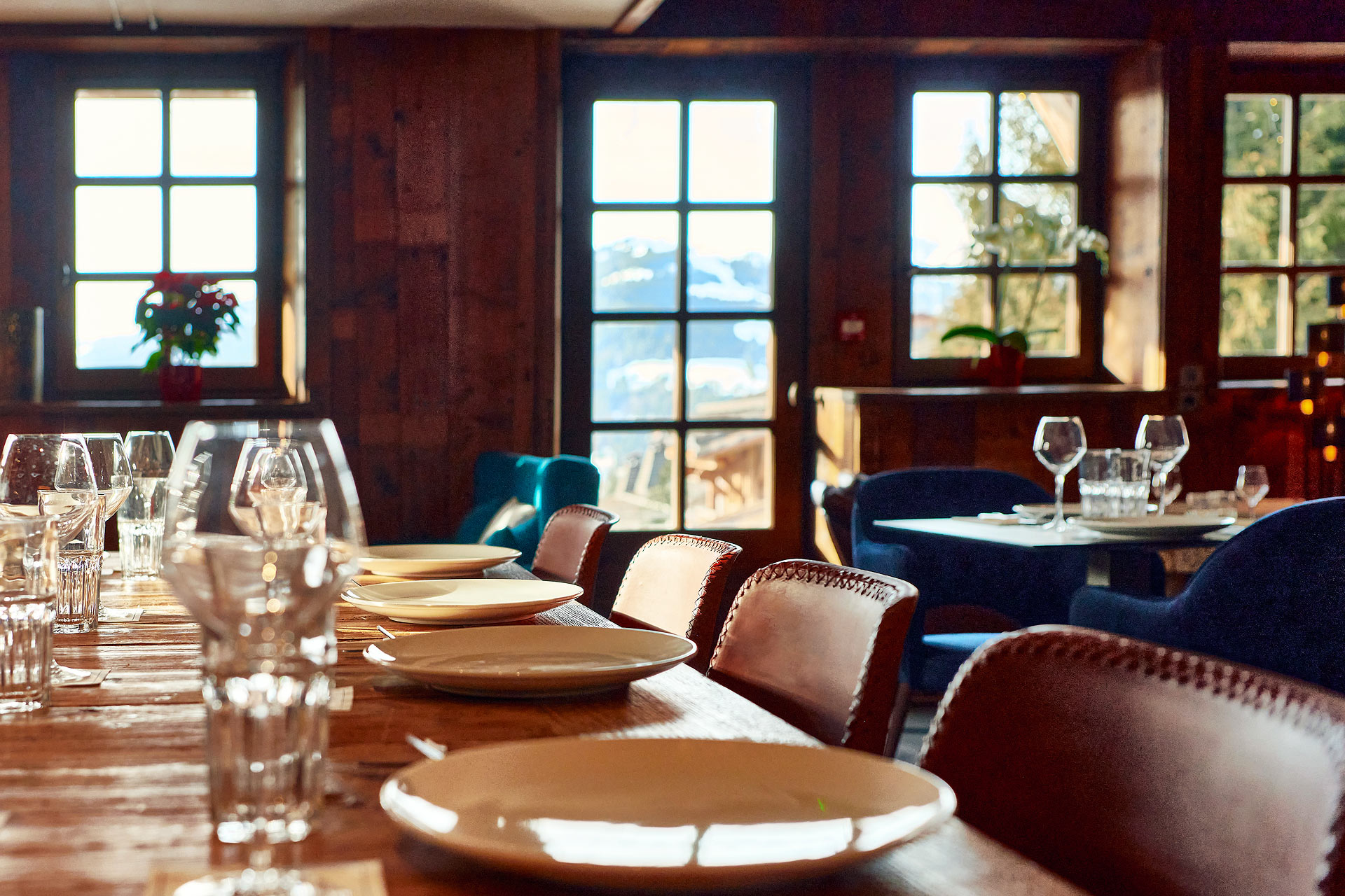 Tischrestaurant-Mont-Arbois-Megeve-Alpes