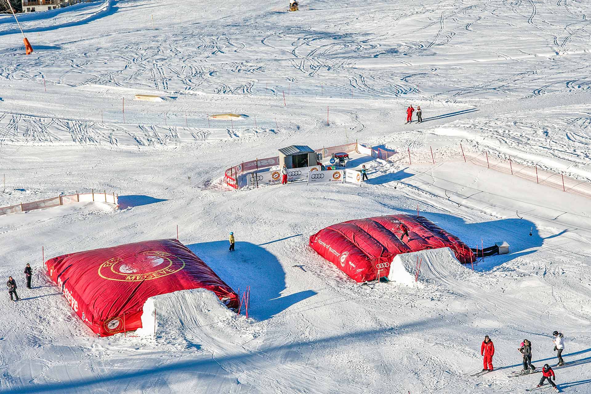 Christophe BOUGAULTTest freestyle skiing Megeve Tourism