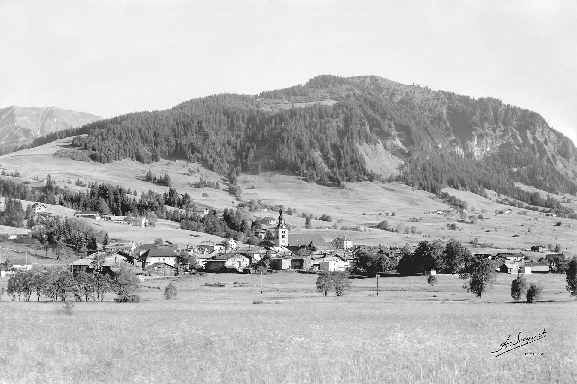 General view with Rochebrune