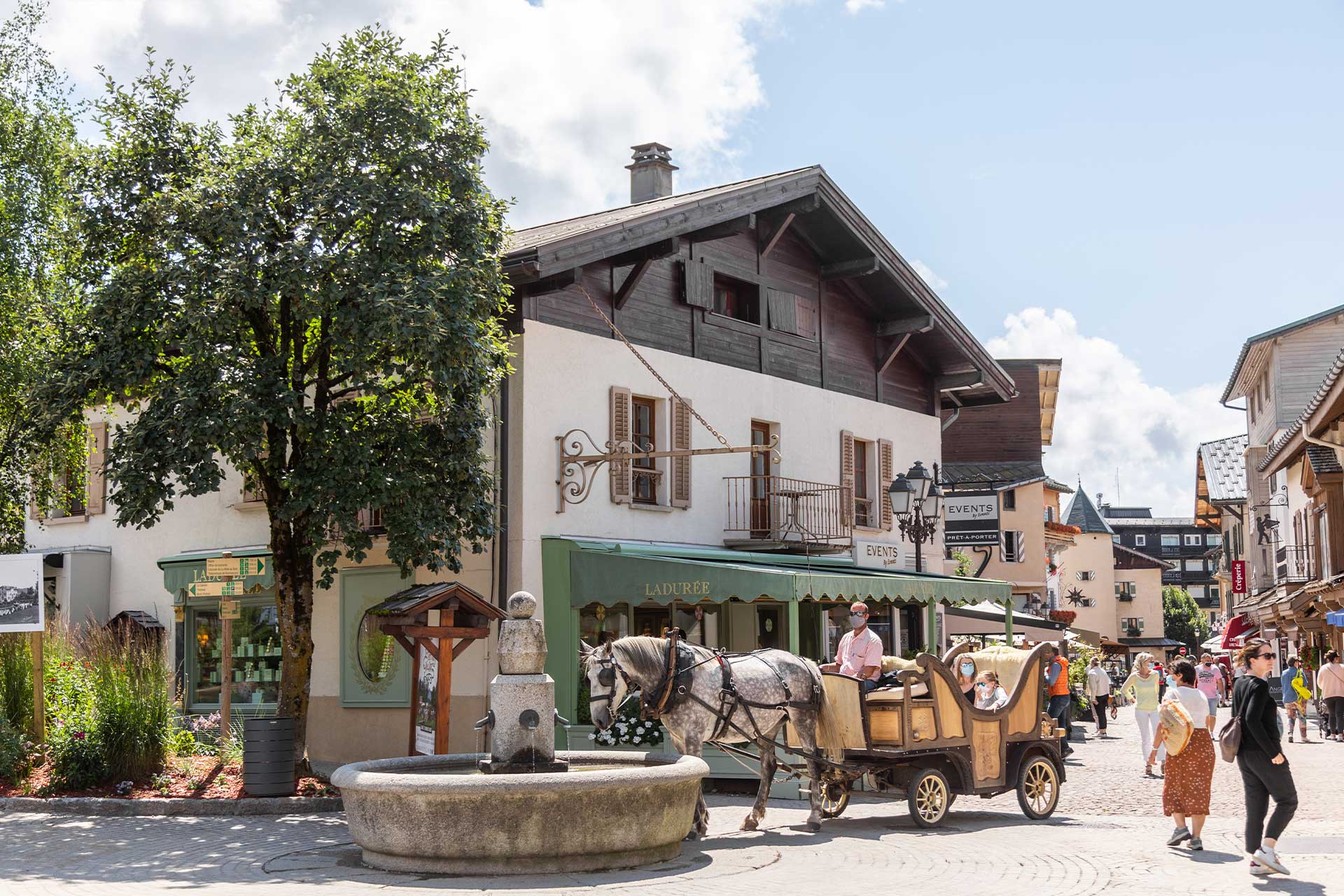 Summer village streets