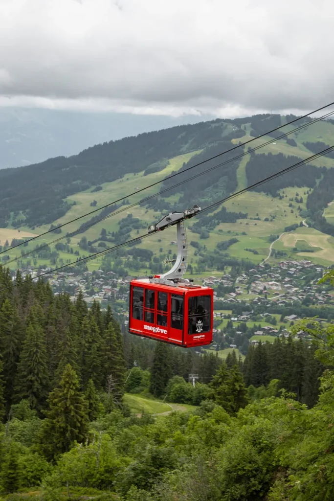 Telepherique Megève été