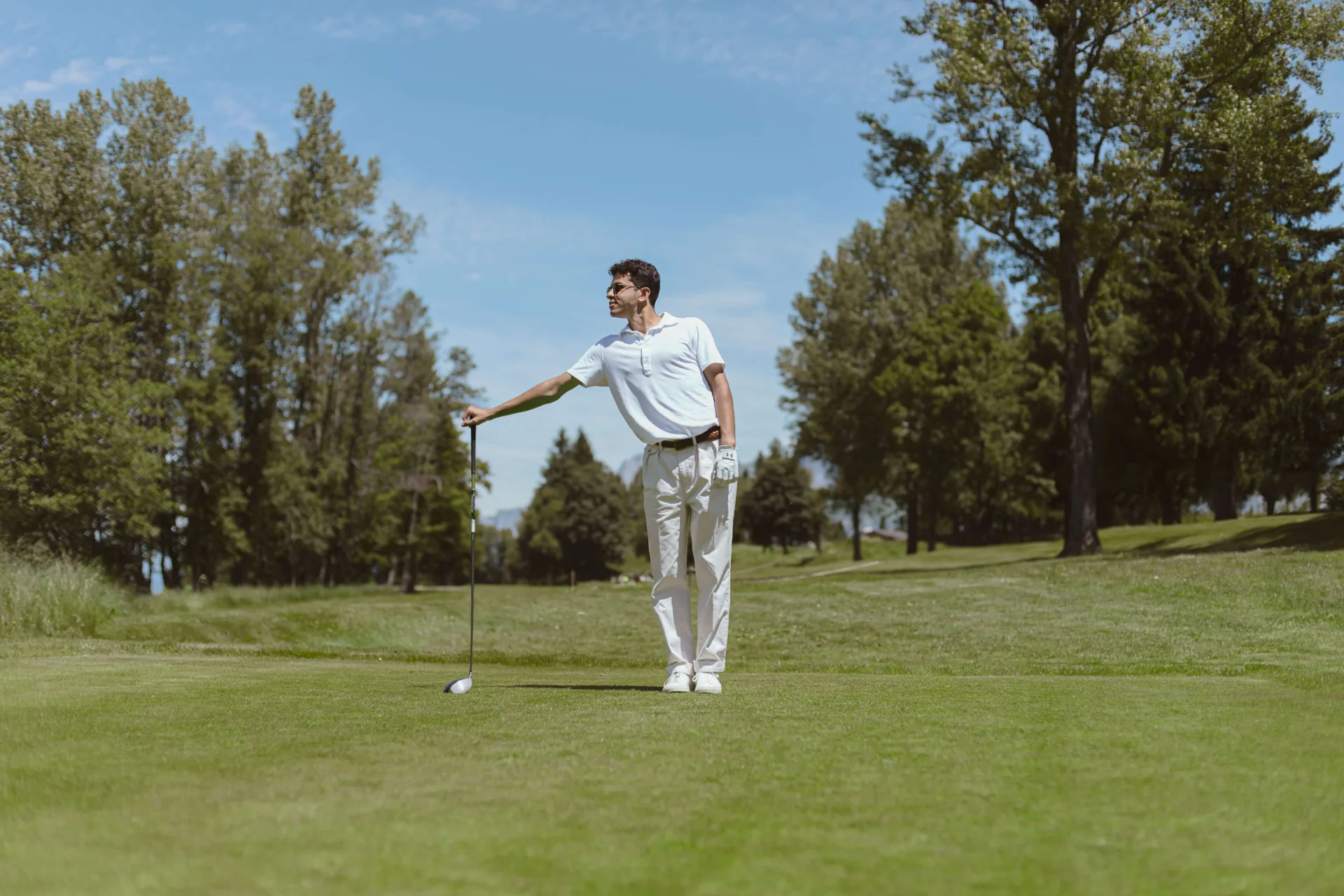 Golfeur à megève