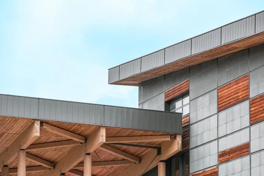 Bâtiment moderne à Megève - Le palais