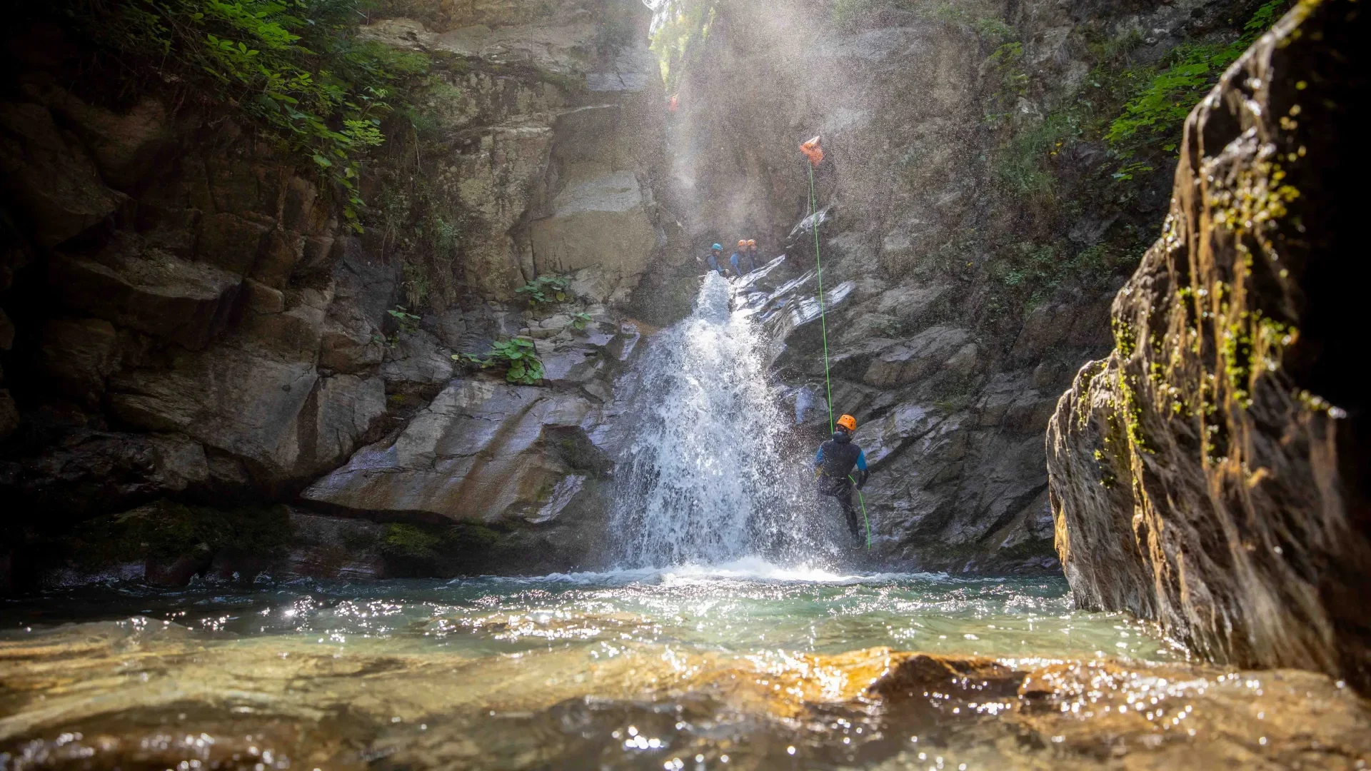 canyoning cascade Belle au bois