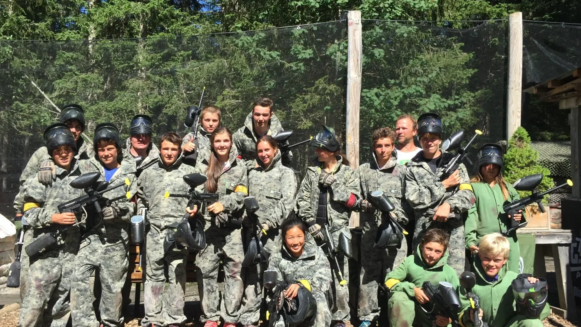 Paintball expérience - groupe jeune