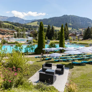 Espaces extérieurs Palais Megève