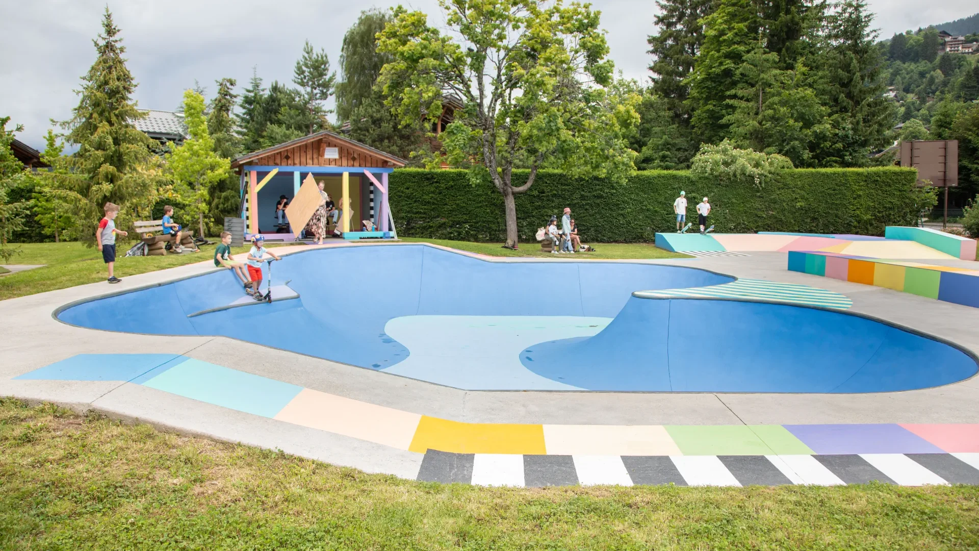 espace skate park à megève