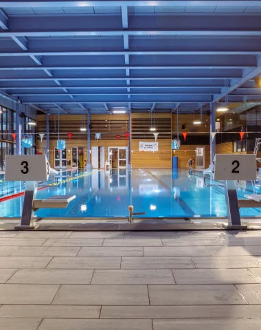 piscine intérieure du palais des sports à megève