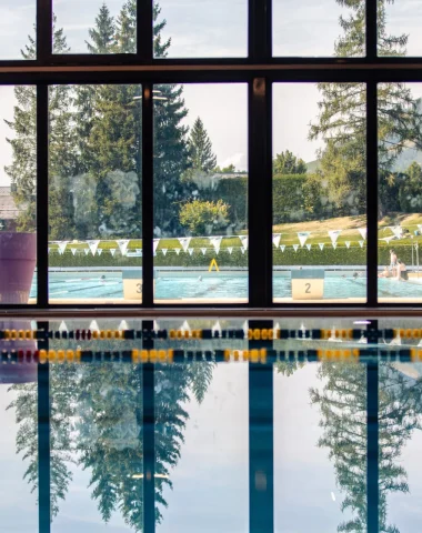 piscine olympique intérieure au palais megève