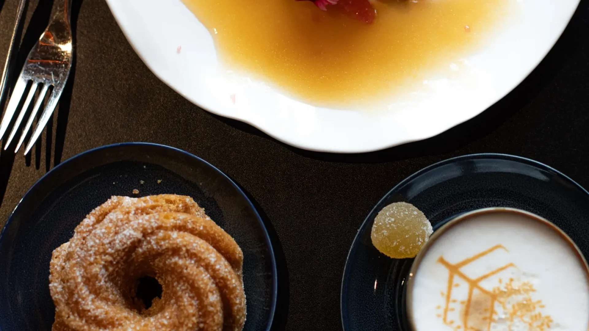 desserts gastronomique pour le gouter au restaurant du 4seasons à megève