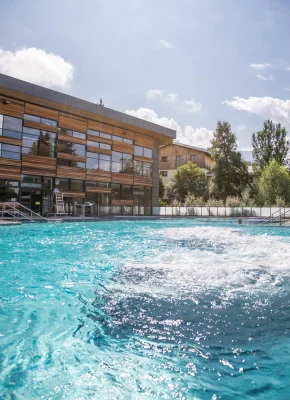 Balnéo du palais de megève en été