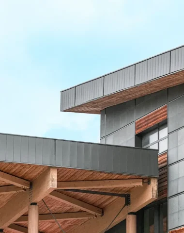 Bâtiment moderne à Megève - Le palais